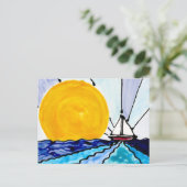 Big Sun Briefkaart (Staand voorkant)