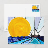 Big Sun Briefkaart (Voorkant / Achterkant)