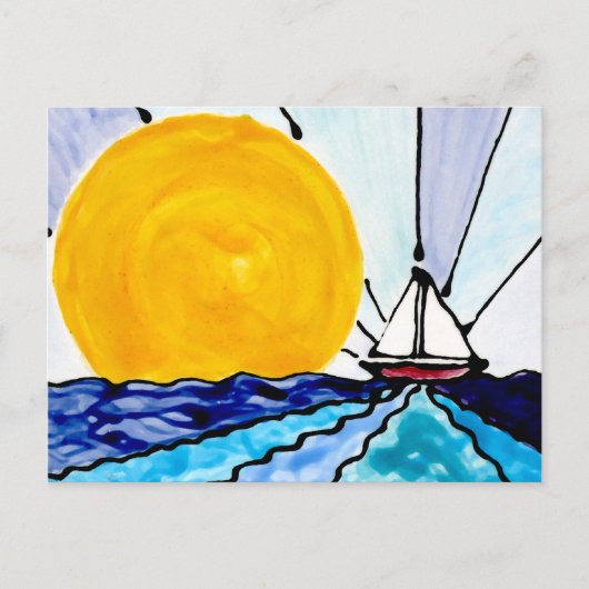 Big Sun Briefkaart (Voorkant)