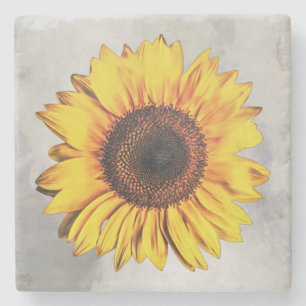 Big Sunflower Flower Art Onderzetter