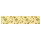 Big Sunflower Patroon Korte Tafelloper (Horizontaal)