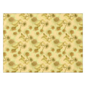 Big Sunflower Patroon Tafelkleed (Voorkant (Horizontaal))