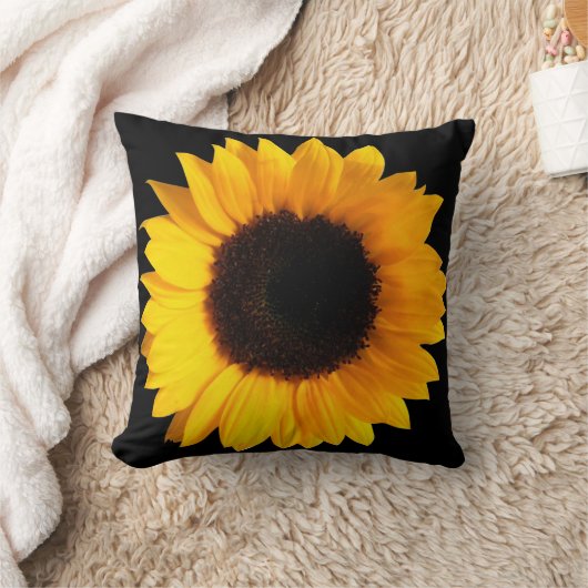 Big Sunflower Sierkussen (Deken)