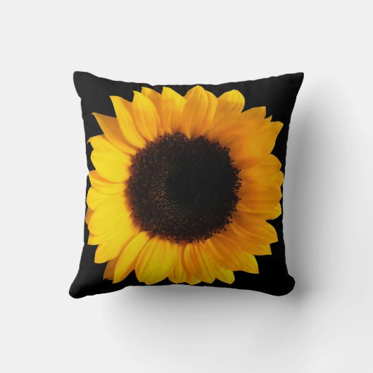 Big Sunflower Sierkussen (Achterkant)