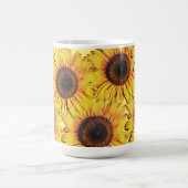 Big Sunny Sunflower Coffee Cup Mok (Center)