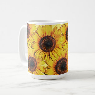 Big Sunny Sunflower Coffee Cup Mok