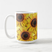 Big Sunny Sunflower Coffee Cup Mok (Links)