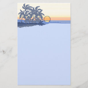 Big Sunset Hawaiian Briefpapier