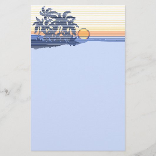 Big Sunset Hawaiian Briefpapier (Voorkant)