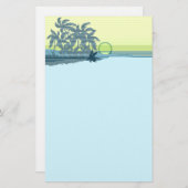 Big Sunset Hawaiian Briefpapier (Voorkant / Achterkant)