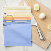 Big Sunset Hawaiian Kitchen Towel Theedoek (Quarter Fold)