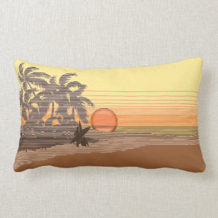 Big Sunset Hawaiian Omkeerbare Lumbar Kussens