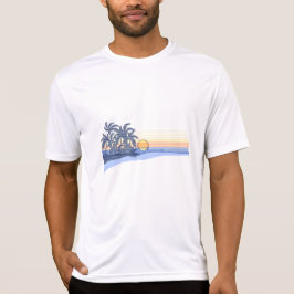 Big Sunset Hawaiian Surfer Rash Guard T-shirt