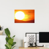 Big Sunset Poster (Thuiskantoor)