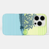 Big Sunset Stripe Hawaiian Blauwgroen Case-Mate iPhone Case (Achterkant (horizontaal))