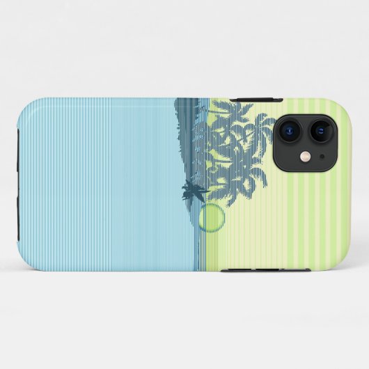 Big Sunset Stripe Hawaiian iPhone 5 Hoesje (Achterkant (horizontaal))