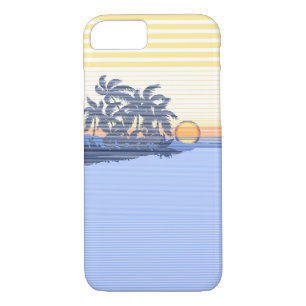 Big Sunset Stripe Hawaiian iPhone 7 hoesje