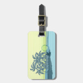 Big Sunset Stripe Hawaiian Surfers Bagagelabel (Voorkant verticaal)