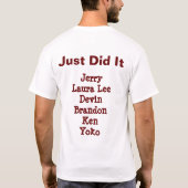 Big Sur aan Carmel Relay T-shirt (Achterkant)