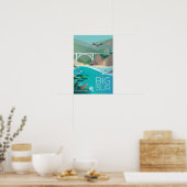 Big Sur-afdruk Poster (Keuken)