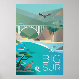 Big Sur-afdruk Poster