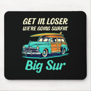 Big Sur Beach Surf California Girl Vrouwen Mannen Muismat