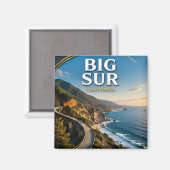 Big Sur Bixby Bridge Kust Magneet (Voorkant / Achterkant)