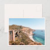 Big Sur Bixby Bridge Pacific Coast Highway Briefkaart (Voorkant / Achterkant)