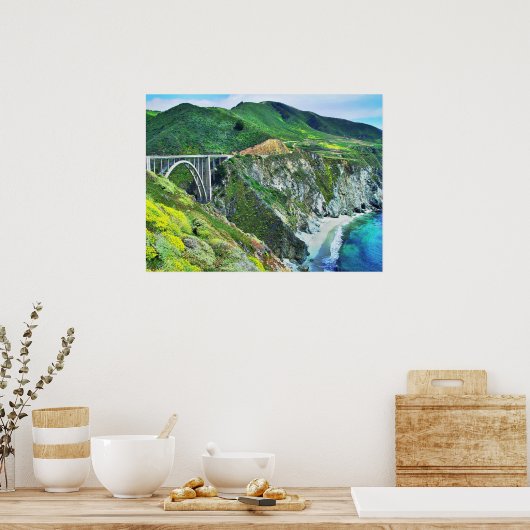 Big Sur Bixby Bridge Print (Keuken)
