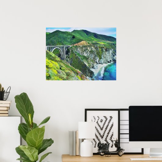 Big Sur Bixby Bridge Print (Thuiskantoor)