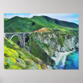 Big Sur Bixby Bridge Print (Voorkant)