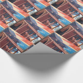 Big Sur Bixby Bridge VS-toerisme Cadeaupapier (Hoek)