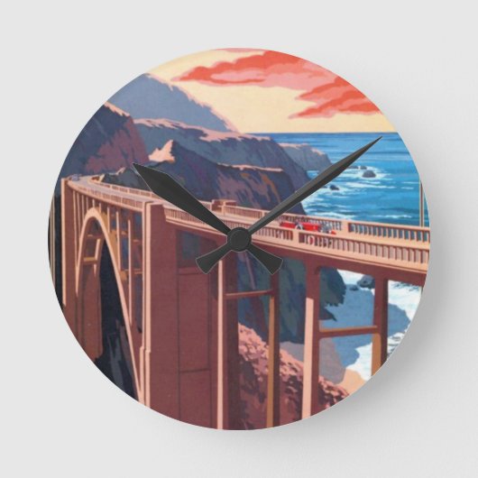  Big Sur Bixby Bridge VS-toerisme Ronde Klok (Voorkant)