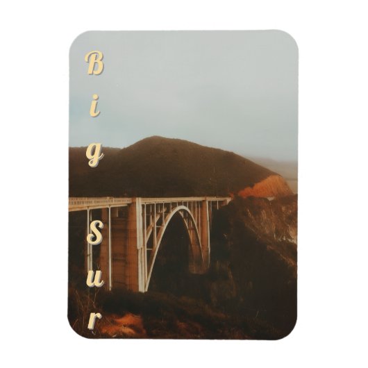 Big Sur, Bixby-brug, Highway 1 Magneet (Verticaal)