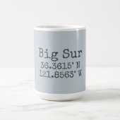 Big Sur breedtegraad en lengtegraad Koffiemok (Center)