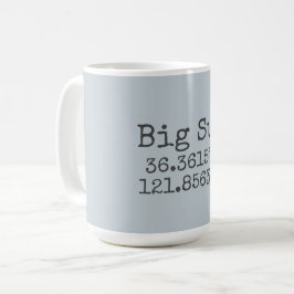 Big Sur breedtegraad en lengtegraad Koffiemok