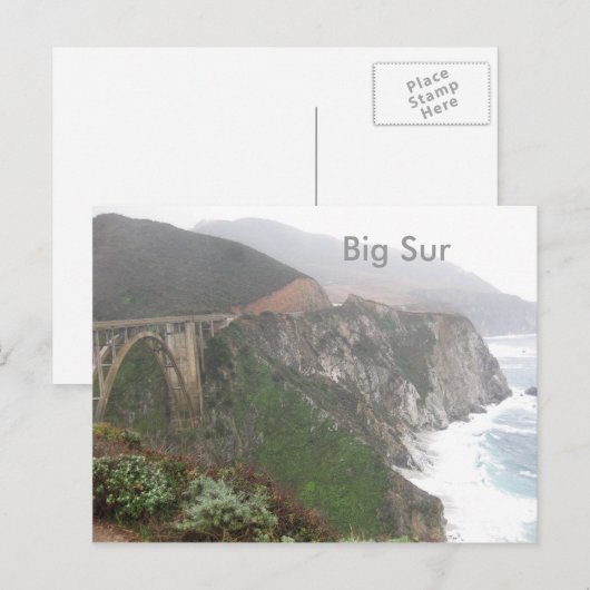 Big Sur Briefkaart (Voorkant / Achterkant)