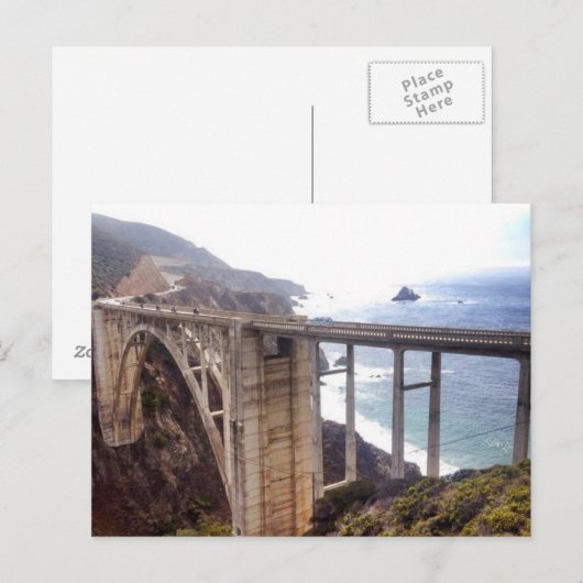 BIG SUR BRIEFKAART (Voorkant / Achterkant)