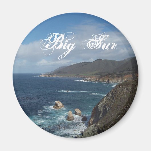 Big Sur Button Magneet (Voorkant)