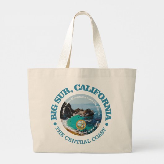 Big Sur (C) Grote Tote Bag (Achterkant)