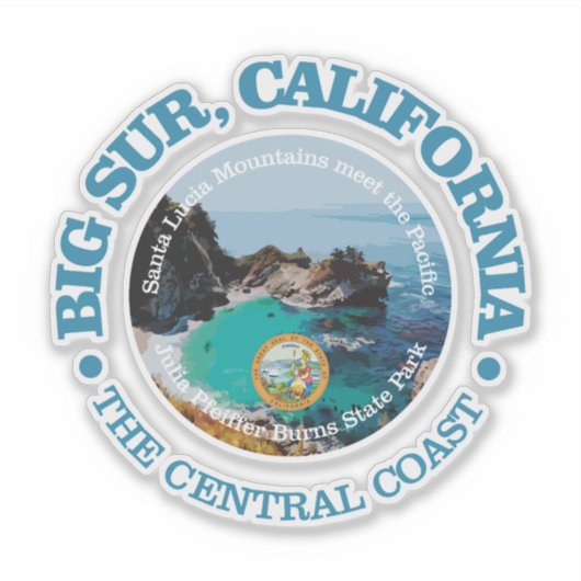 Big Sur (C) Sticker (Voorkant)