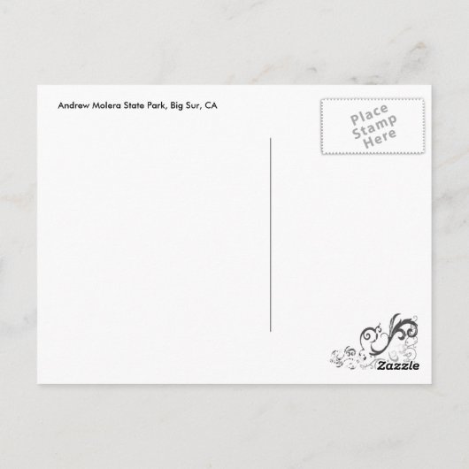 Big Sur, CA Briefkaart (Achterkant)