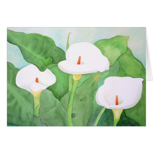 Big Sur CalaLillies-kaart (Voorkant Horizontaal)