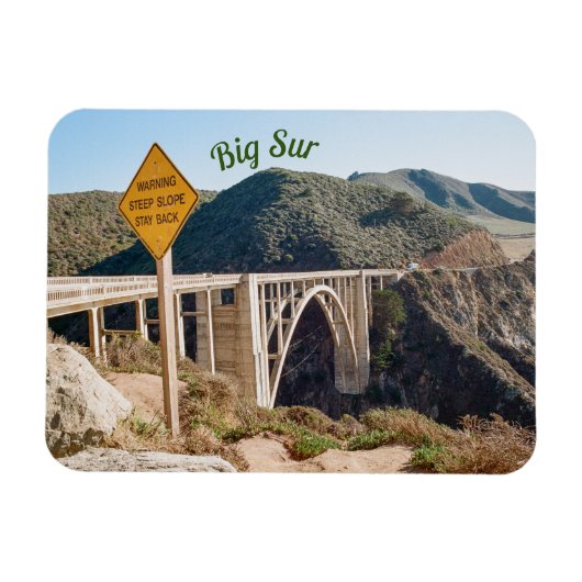 Big Sur California Bixby Bridge Magneet (Horizontaal)