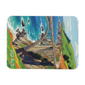 Big Sur California Bixby Bridge Reis Magneet (Horizontaal)