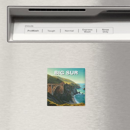 Big Sur California Bixby Bridge reizen Magneet (Insitu (Vaatwasser))