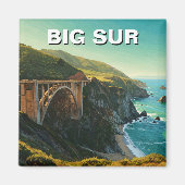 Big Sur California Bixby Bridge reizen Magneet (Voorkant)