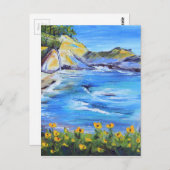 Big Sur California Briefkaart (Voorkant / Achterkant)