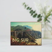Big Sur California  Briefkaart (Staand voorkant)