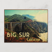 Big Sur California  Briefkaart (Voorkant)